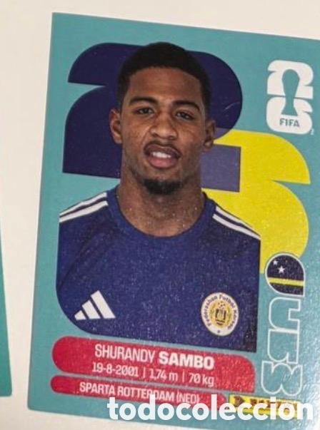 Coleccionismo cromos antiguos: SAMBO CURAZAO CROMO FIFA WORLD CUP 2026 MUNDIAL STICKER PANINI