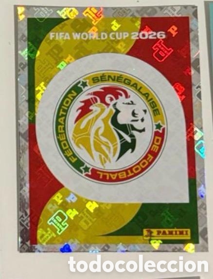 Coleccionismo cromos antiguos: ESCUDO SENEGAL CROMO FIFA WORLD CUP 2026 MUNDIAL STICKER PANINI