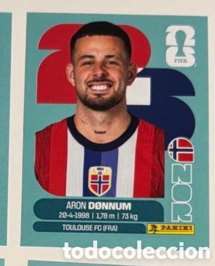 Coleccionismo cromos antiguos: DONNUM NORUEGA CROMO FIFA WORLD CUP 2026 MUNDIAL STICKER PANINI