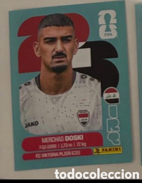 Coleccionismo cromos antiguos: DOSKI IRAQ CROMO FIFA WORLD CUP 2026 MUNDIAL STICKER PANINI