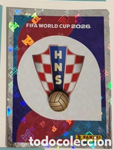 Coleccionismo cromos antiguos: ESCUDO CROACIA CROMO FIFA WORLD CUP 2026 MUNDIAL STICKER PANINI