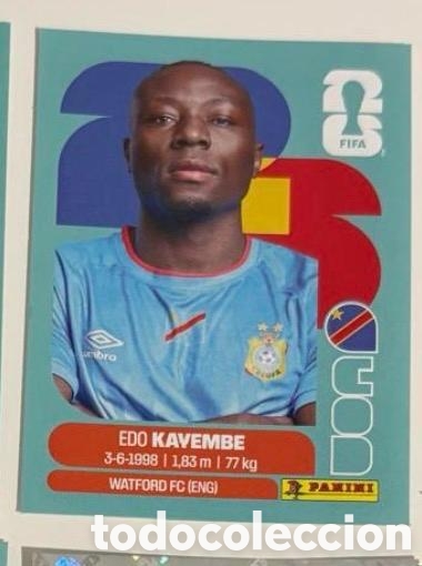 Coleccionismo cromos antiguos: KAYEMBE CONGO CROMO FIFA WORLD CUP 2026 MUNDIAL STICKER PANINI