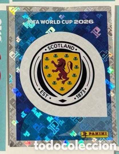 Coleccionismo cromos antiguos: ESCUDO ESCOCIA CROMO FIFA WORLD CUP 2026 MUNDIAL STICKER PANINI