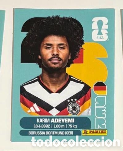 Coleccionismo cromos antiguos: ADEYEMI ALEMANIA CROMO FIFA WORLD CUP 2026 MUNDIAL STICKER PANINI