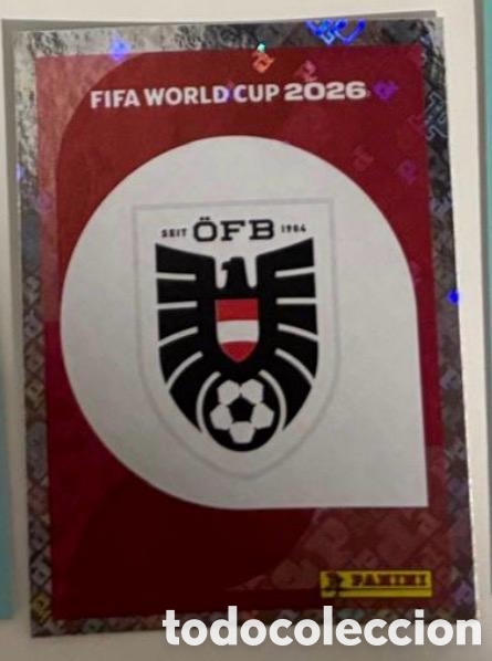 Coleccionismo cromos antiguos: ESCUDO AUSTRIA CROMO FIFA WORLD CUP 2026 MUNDIAL STICKER PANIni