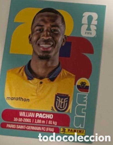 Coleccionismo cromos antiguos: PACHO ECUADOR CROMO FIFA WORLD CUP 2026 MUNDIAL STICKER PANINI