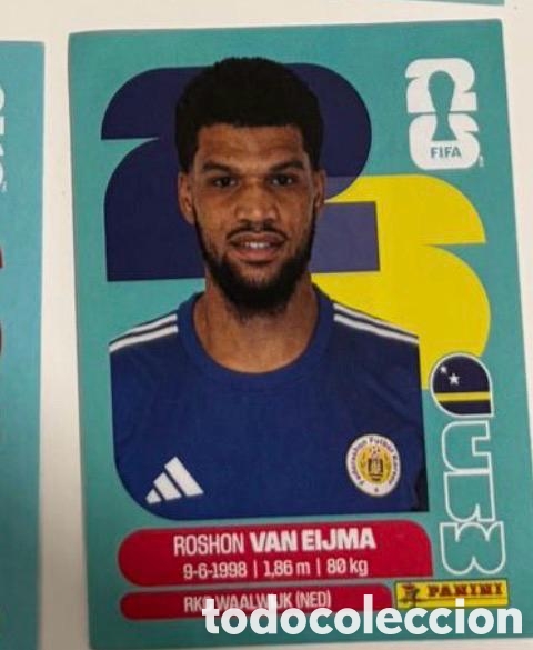 Coleccionismo cromos antiguos: VAN EIJMA CURAZAO CROMO FIFA WORLD CUP 2026 MUNDIAL STICKER PANINI