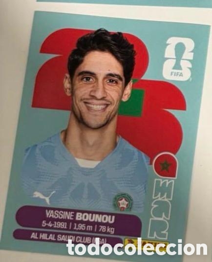 Coleccionismo cromos antiguos: BOUNOU MARRUECOS CROMO FIFA WORLD CUP 2026 MUNDIAL STICKER PANINI