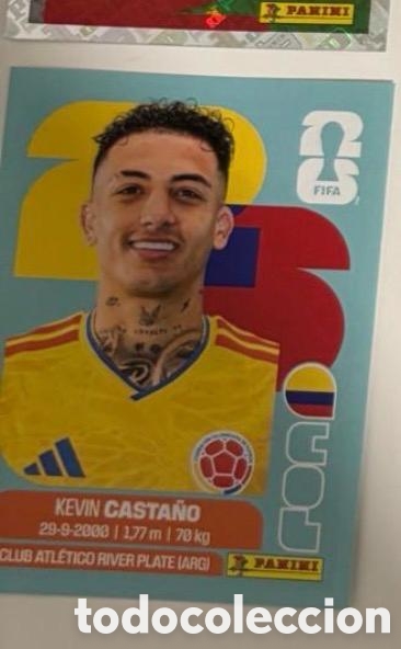 Coleccionismo cromos antiguos: KEVIN CASTA&Ntilde;O COLOMBIA CROMO FIFA WORLD CUP 2026 MUNDIAL STICKER PANINI