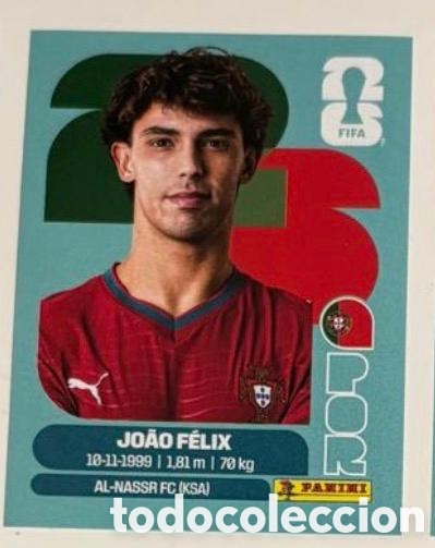 Coleccionismo cromos antiguos: JOAO FELIX PORTUGAL CROMO FIFA WORLD CUP 2026 MUNDIAL STICKER PANINI