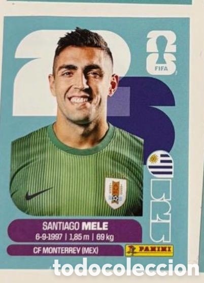 Coleccionismo cromos antiguos: MELE URUGUAY CROMO FIFA WORLD CUP 2026 MUNDIAL STICKER PANINI