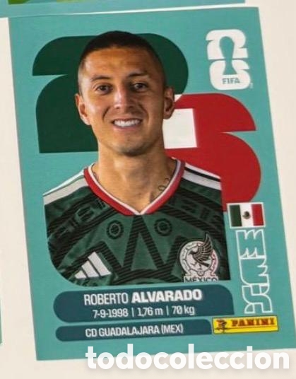Coleccionismo cromos antiguos: ALVARADO MEXICO CROMO FIFA WORLD CUP 2026 MUNDIAL STICKER PANINI