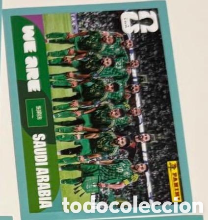 Coleccionismo cromos antiguos: ALINEACION ARABIA SAUDI CROMO FIFA WORLD CUP 2026 MUNDIAL STICKER PANINI