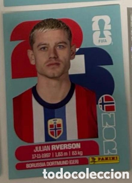 Coleccionismo cromos antiguos: RYERSON NORUEGA CROMO FIFA WORLD CUP 2026 MUNDIAL STICKER PANINI