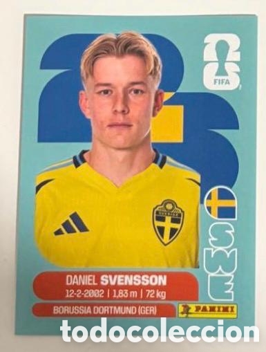 Coleccionismo cromos antiguos: SVENSSON SUECIA CROMO FIFA WORLD CUP 2026 MUNDIAL STICKER PANINI