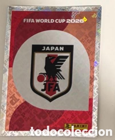 Coleccionismo cromos antiguos: ESCUDO JAPON CROMO FIFA WORLD CUP 2026 MUNDIAL STICKER PANINI