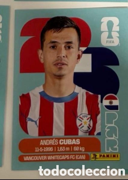 Coleccionismo cromos antiguos: CUBAS PARAGUAY CROMO FIFA WORLD CUP 2026 MUNDIAL STICKER PANINI