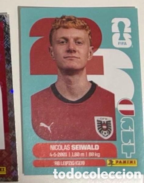 Coleccionismo cromos antiguos: SEIWALD AUSTRIA CROMO FIFA WORLD CUP 2026 MUNDIAL STICKER PANINI