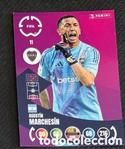 Coleccionismo cromos antiguos: BOCA JUNIOR MARCHESIN PANINI FIFA WORLD CUP ADRENALYN XL 2025