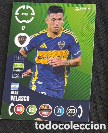 Coleccionismo cromos antiguos: ALAN VELASCO BOCA JUNIOR PANINI FIFA WORLD CUP ADRENALYN XL 2025