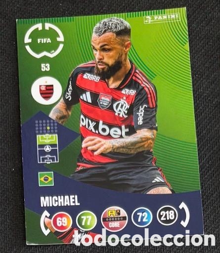 Coleccionismo cromos antiguos: FLAMENGO MICHAEL PANINI FIFA WORLD CUP ADRENALYN XL 2025