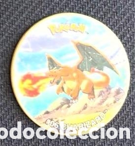 Coleccionismo cromos antiguos: CHARIZARD Tazos League pokemon Matutano 2002