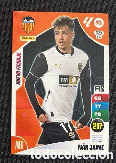 Coleccionismo cromos antiguos: 320 BIS IVAN JAIME VALENCIA Panini Adrenalyn XL La Liga 2024 2025