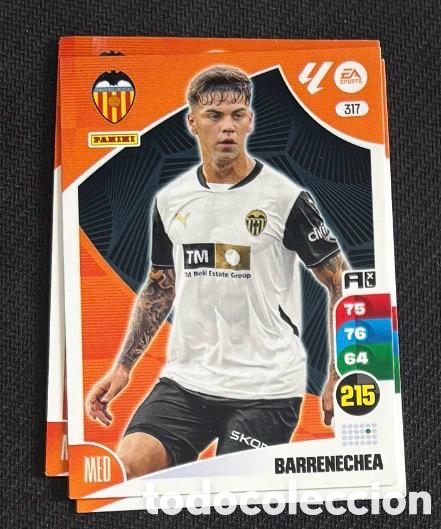Coleccionismo cromos antiguos: 317 BARRENECHEA VALENCIA Panini Adrenalyn XL La Liga 2024 2025