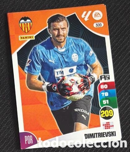 Coleccionismo cromos antiguos: 309 DIMITRIEVSKI VALENCIA Panini Adrenalyn XL La Liga 2024 2025