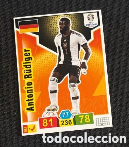 Coleccionismo cromos antiguos: RUDIGER ALEMANIA FIFA EUROCOPA 2024 CROMO