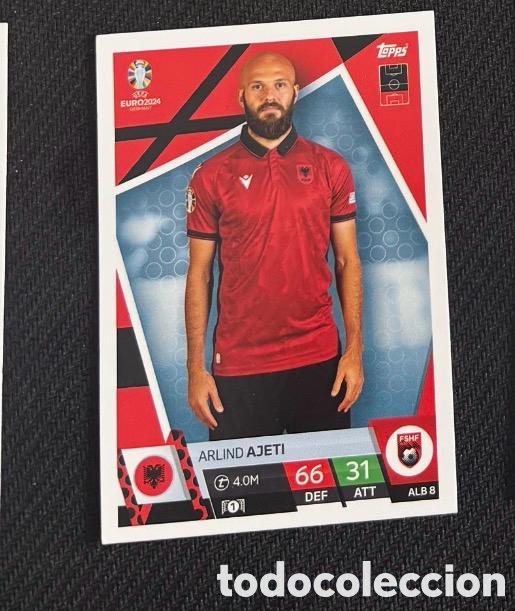 Coleccionismo cromos antiguos: AJETI ALBANIA UEFA EUROCOPA 2024 TOPPS