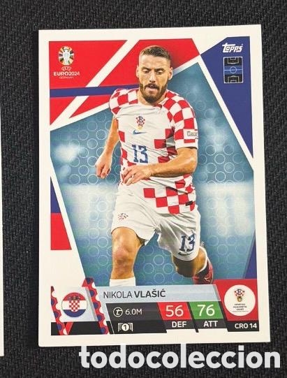 Coleccionismo cromos antiguos: VLASIC CROACIA UEFA EUROCOPA 2024 TOPPS