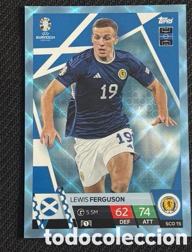 Coleccionismo cromos antiguos: LEWIS FERGUSON ESCOCIA UEFA EUROCOPA 2024 TOPPS