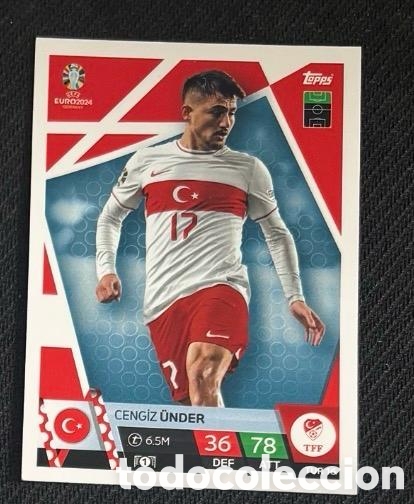 Coleccionismo cromos antiguos: UNDER TURQUIA UEFA EUROCOPA 2024 TOPPS