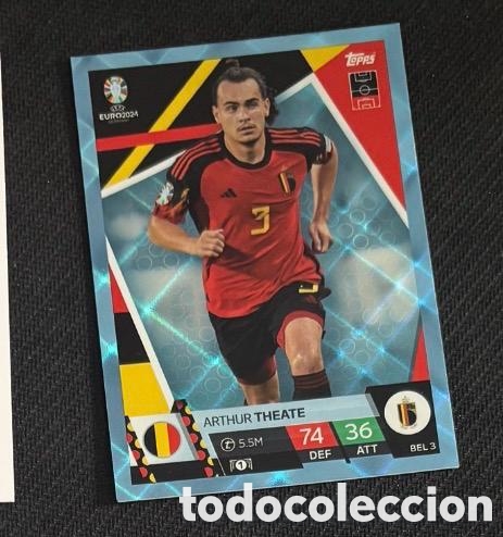 Coleccionismo cromos antiguos: THEATE BELGICA UEFA EUROCOPA 2024 TOPPS