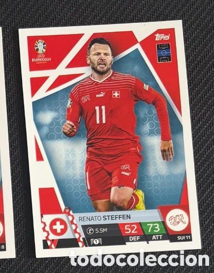 Coleccionismo cromos antiguos: STEFFEN SUIZA UEFA EUROCOPA 2024 TOPPS