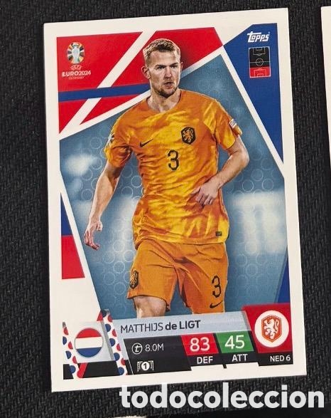 Coleccionismo cromos antiguos: DE LIGT HOLANDA UEFA EUROCOPA 2024 TOPPS