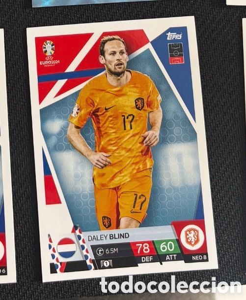 Coleccionismo cromos antiguos: BLIND HOLANDA UEFA EUROCOPA 2024 TOPPS