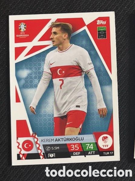 Coleccionismo cromos antiguos: ARTURKOGLU TURQUIA UEFA EUROCOPA 2024 TOPPS