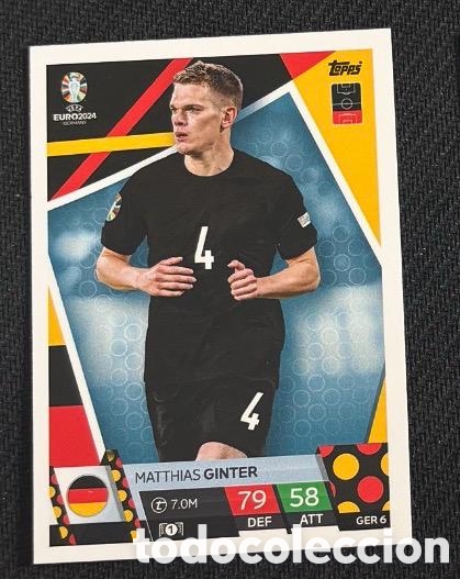 Coleccionismo cromos antiguos: GINTER ALEMANIA UEFA EUROCOPA 2024 TOPPS
