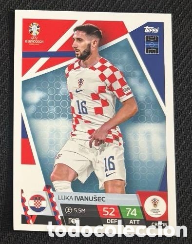 Coleccionismo cromos antiguos: IVANUSEC CROACIA UEFA EUROCOPA 2024 TOPPS
