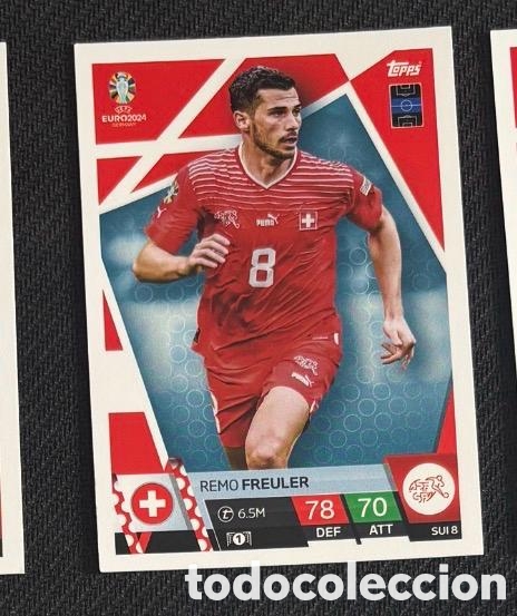 Coleccionismo cromos antiguos: FREULER SUIZA UEFA EUROCOPA 2024 TOPPS