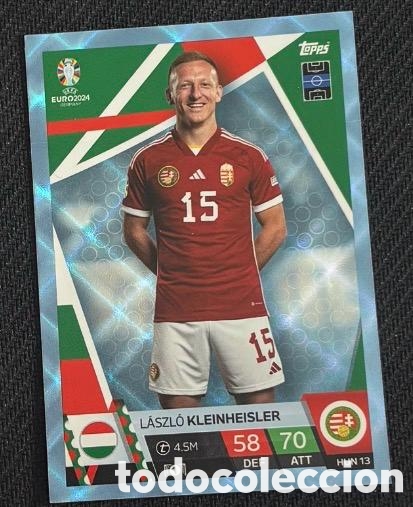 Coleccionismo cromos antiguos: LASZLO HUNGRIA UEFA EUROCOPA 2024 TOPPS