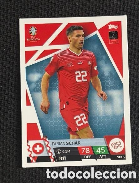 Coleccionismo cromos antiguos: SCHAR SUIZA UEFA EUROCOPA 2024 TOPPS