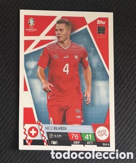 Coleccionismo cromos antiguos: ELVEDI SUIZA UEFA EUROCOPA 2024 TOPPS