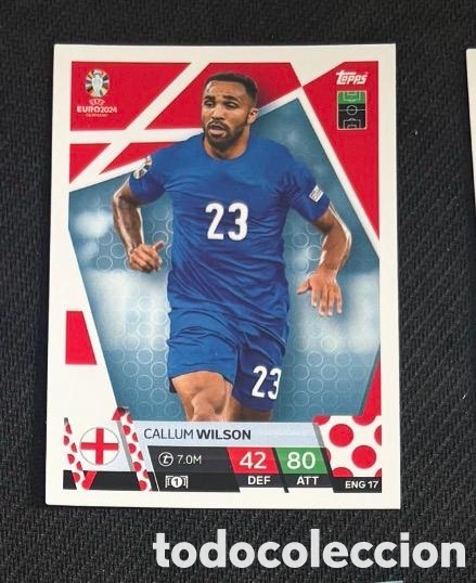 Coleccionismo cromos antiguos: WILSON INGLATERRA UEFA EUROCOPA 2024 TOPPS