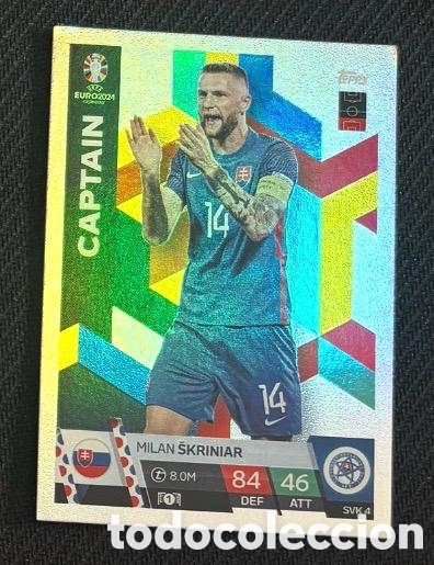 Coleccionismo cromos antiguos: SKRINIEMAR ESLOVENIA UEFA EUROCOPA 2024 TOPPS