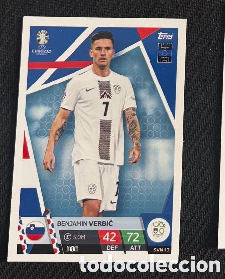 Coleccionismo cromos antiguos: VERBIC ESLOVENIA UEFA EUROCOPA 2024 TOPPS
