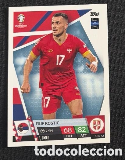 Coleccionismo cromos antiguos: KOSTIC SERBIA UEFA EUROCOPA 2024 TOPPS