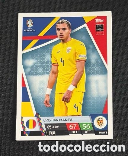 Coleccionismo cromos antiguos: MANEA RUMANIA UEFA EUROCOPA 2024 TOPPS
